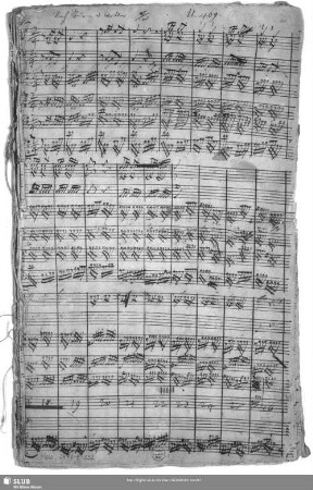 Partitur [Schreiber: Opitz, J. S.]