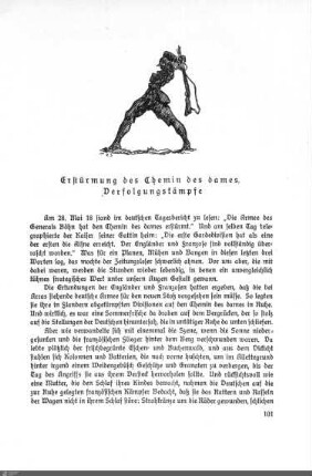 Erstürmung des Chemin des dames. Verfolgungskämpfe