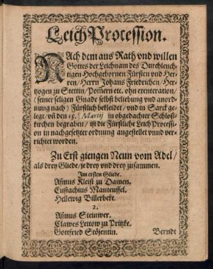 LeichProcession