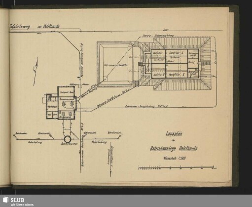 Lageplan der Betriebsanlage Dolsthaida
