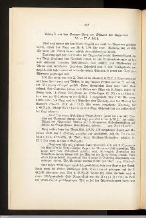 Kämpfe um den Bouzon-Berg am Ostrand der Argonnen