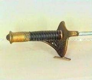 Säbel (Modell 1855, mit Scheide) für Offiziere, Linieninfanterie, Frankreich