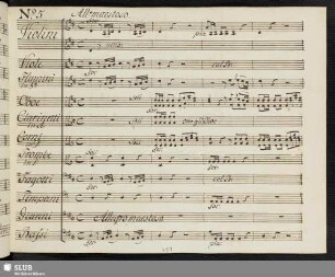Aria: Tamburri trombe timpani
