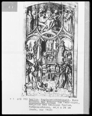 Martyrium des heiligen Paulus (Das mittlere Feld der Paulusbasilika)