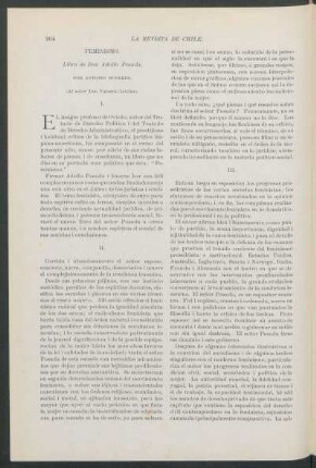 Feminismo - libro de don Adolfo Posada