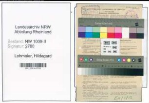 Entnazifizierung Hildegard Lohmeier , geb. 12.05.1913 (Lehrerin)