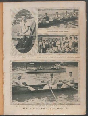 Las regatas del Rowing Club Argentino