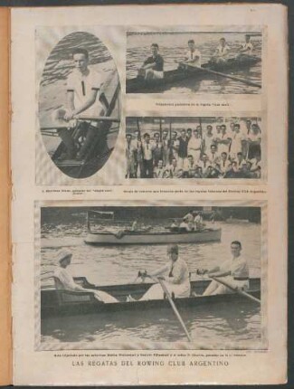 Las regatas del Rowing Club Argentino