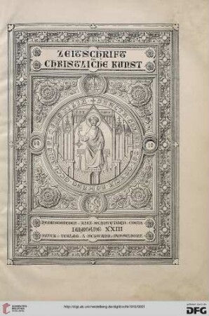 23: Zeitschrift für christliche Kunst