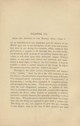 Chapter VII. - Arms and armour of the Middle Ages - Part I