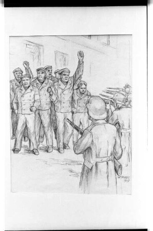 Kleinbildnegativ: Zeichnungen von Prof. Gehrig-Targis, 1968