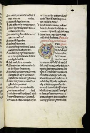 Zierinitiale (Buch Jeremia): V(erba hieremie)