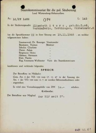 Storz, Elisabeth