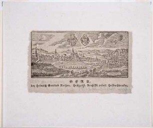 Gera (vor dem Brand 1780)