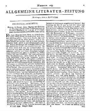 Beispielsammlung zur Theorie und Literatur der schönen Wissenschaften. Hrsg. v. J. J. Eschenburg. Bd 8. Abt. 1. Berlin, Stettin: Nicolai 1794