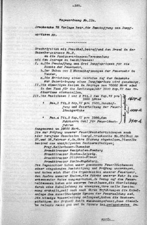 Drucksache 73: Vorlagen welche nicht für die Oeffentlichkeit bestimmt sind., 07. März 1900
