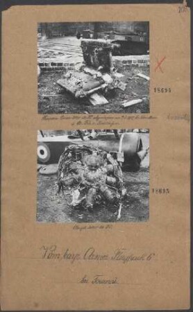 "Hispano Suissa"-Motor 150 PS, abgeschossen bei Anneullin von Leutnant Freiherr v. RICHTHOFEN