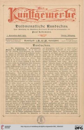 1. November-Heft 1893