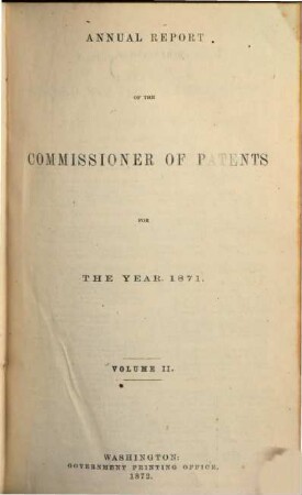 Annual report. 1871,2 (1872)