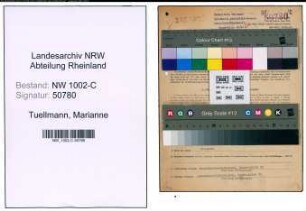 Entnazifizierung Marianne Tuellmann, geb. 29.01.1905 (Geschaeftsfuehrerin)