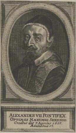 Bildnis von Papst Alexander VII.