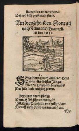 Am dreyzehenden Sontag nach Trinitatis ...