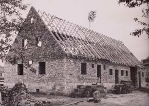 Arnsdorf/Sa., Neubauernhof, Rohbau, Ansicht