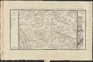 Carte Mineralogique D'Une Partie De La Picardie Où Se Trouvent Amiens, Picquigny, Ayraines, Et Abbeville.