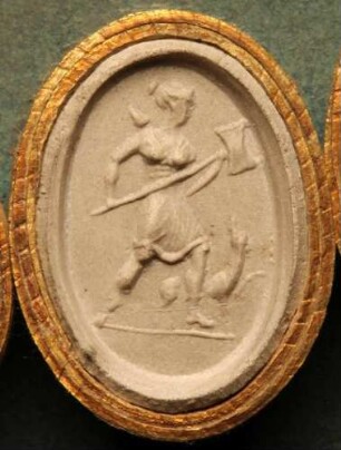 Diana (Artemis) die Jägerin, laufend (Daktyliothek, Supplement)