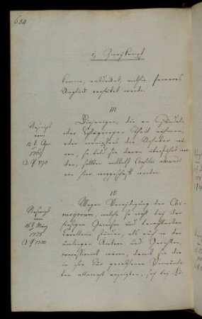 Erinnerung der Garnisonen und Ämter an die im Chirurgeneid enthaltene Anzeigepflicht von im Zweikampf Verwundeten.