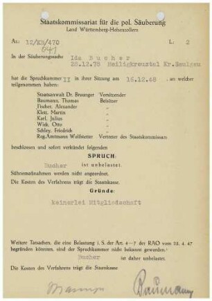 Bucher, Ida