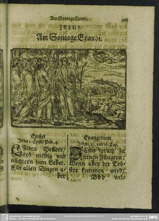Am Sontage Exaudi