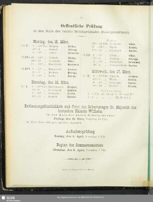 Aufnahmeprüfung