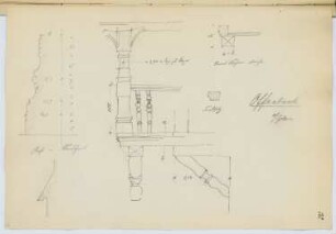 Abteikirche, Offenbach/Glan: Detail (aus: Skizzen- und Fotoalbum 8)