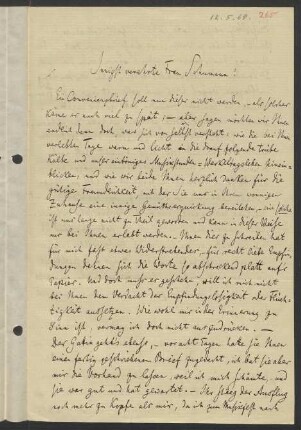 Brief an Clara Schumann : 12.06.1869