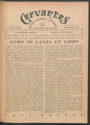 Como se lanza un libro.