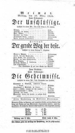 Der gerade Weg der beste