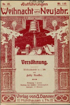 Versöhnung : Weihnachtsbild in 1 Akt
