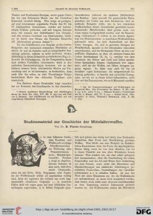 2: Studienmaterial zur Geschichte der Mittelalterwaffen, [1]