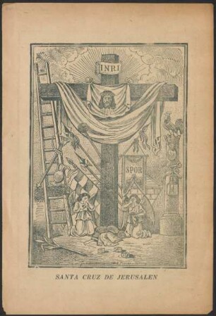 [Grabado de] Santa Cruz de Jerusalén