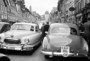 Waldshut: Verkehr in der Hauptstraße, Blick nach dem Osttor