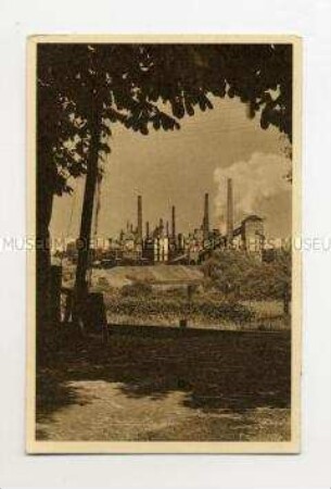 WHW-Postkarte: Stahlwerke Phönix, Dortmund
