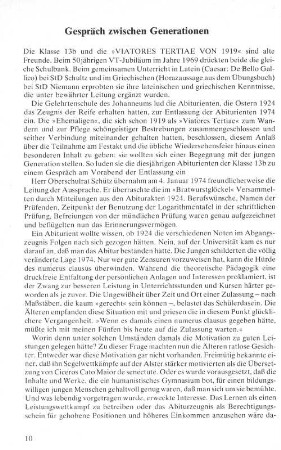 Gespräch zwischen Generationen