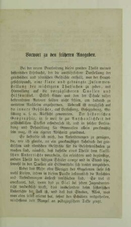 Vorwort zu den früheren Ausgaben