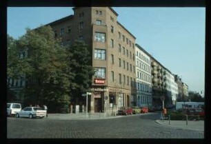 Diapositiv: Waldemarstr. 19-43, Leuschnerdamm, 1991