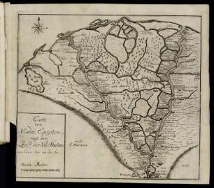 Carte von Nieder-Egijpten und dem Lauff des Nil-Strohms von Cairo bis an die See.