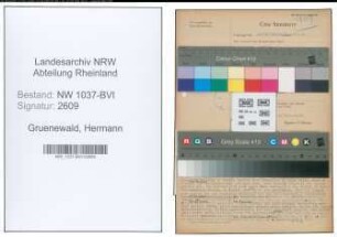Entnazifizierung Hermann Gruenewald , geb. 11.07.1900 (Gastwirt)