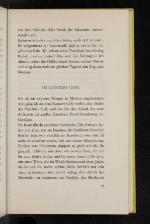 Im Konzert-Café
