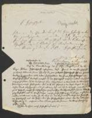 Brief von Vandenhoeck & Ruprecht an Georg F. W. Meyer
