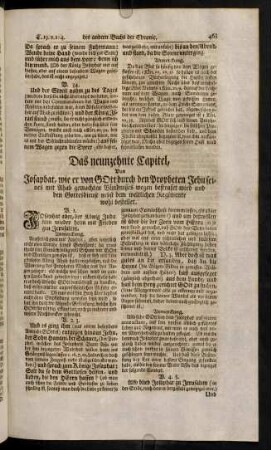 463-471, Das neunzehnte - zwanzigste Capitel